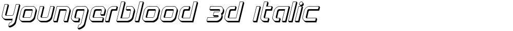 Youngerblood 3D Italic