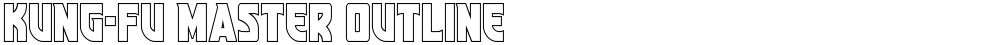 Kung-Fu Master Outline