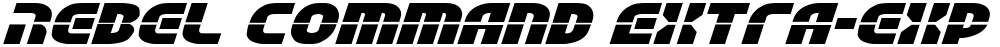 Rebel Command Extra-exp Italic