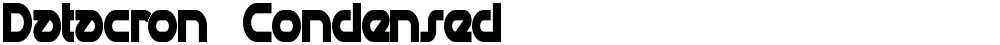 Datacron Condensed