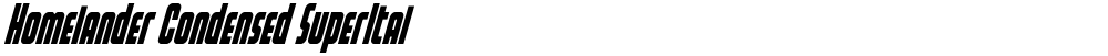 Homelander Condensed SuperItal