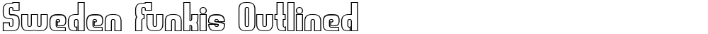 Sweden Funkis Outlined