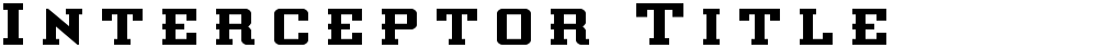Interceptor Title