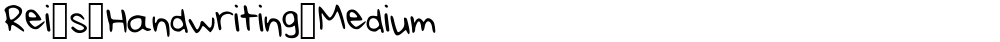 Rei_s_Handwriting_Medium