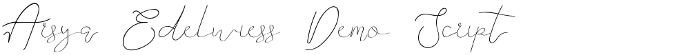 Arsya Edelwiess Demo Script