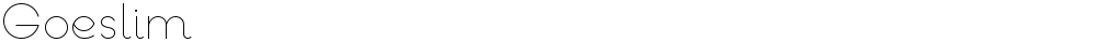 Goeslim