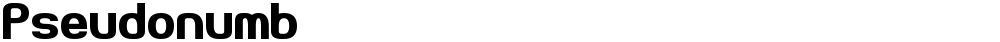 Pseudonumb