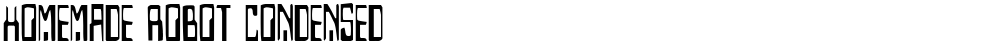 Homemade Robot Condensed
