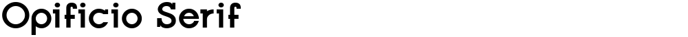 Opificio Serif