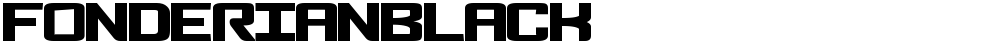FonderianBlack