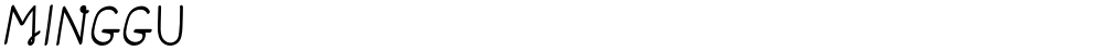 MINGGU