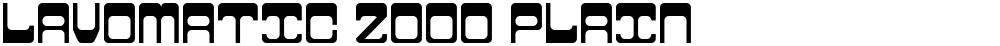 Lavomatic 2000 Plain