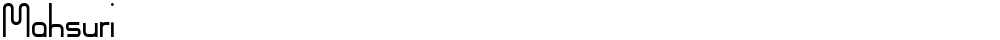 Mahsuri