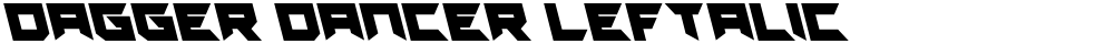 Dagger Dancer Leftalic