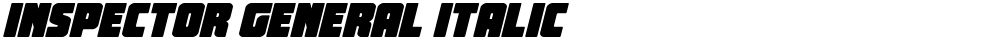 Inspector General Italic