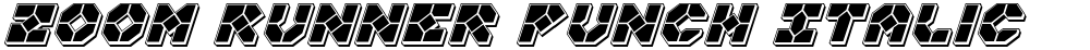 Zoom Runner Punch Italic