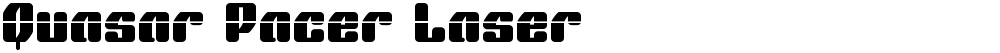 Quasar Pacer Laser