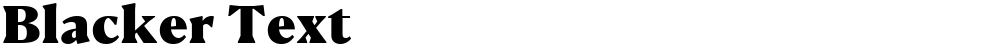 Blacker Text