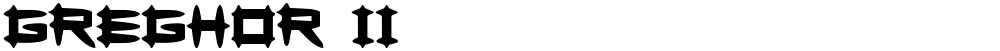Greghor II