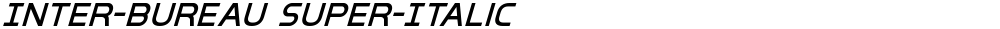 Inter-Bureau Super-Italic