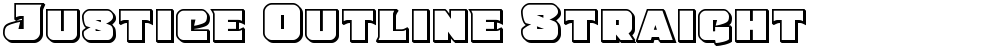 Justice Outline Straight