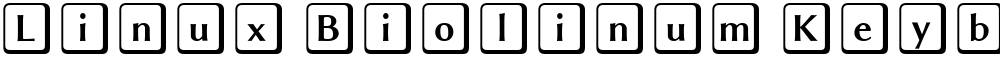 Linux Biolinum Keyboard