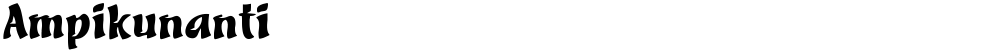 Ampikunanti