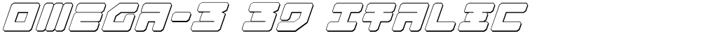 Omega-3 3D Italic