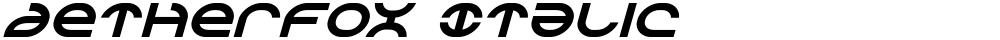 Aetherfox Italic