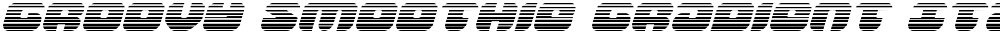 Groovy Smoothie Gradient Italic