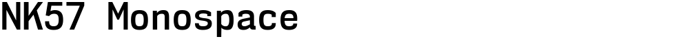 NK57 Monospace