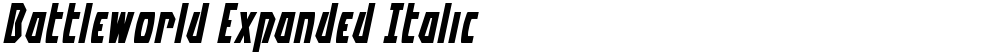 Battleworld Expanded Italic