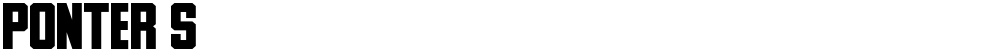 Ponter S