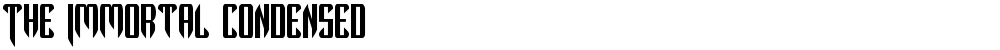 The Immortal Condensed