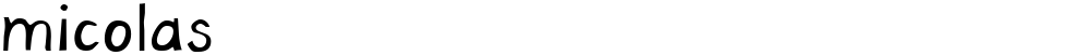 micolas 