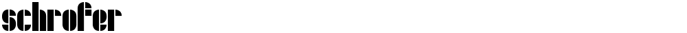 Schrofer