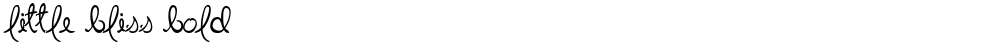 Little Bliss Bold