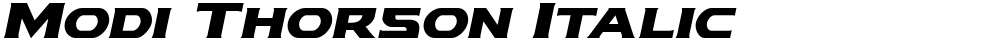 Modi Thorson Italic