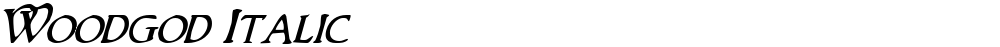 Woodgod Italic