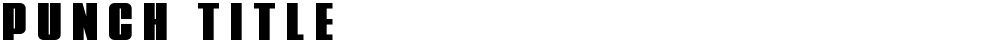 Punch Title