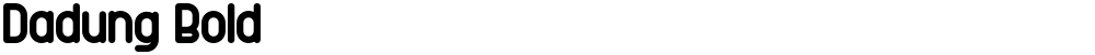 Dadung Bold