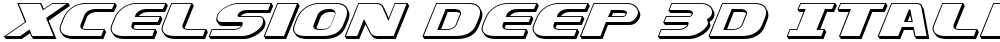 Xcelsion Deep 3D Italic