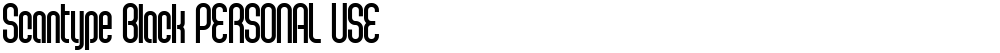 Scantype Black PERSONAL USE