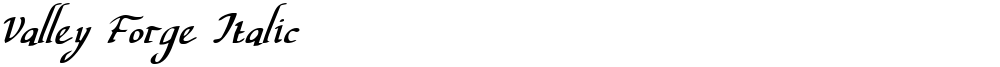 Valley Forge Italic