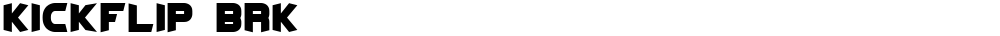 Kickflip BRK
