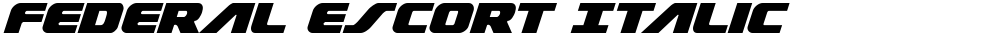 Federal Escort Italic