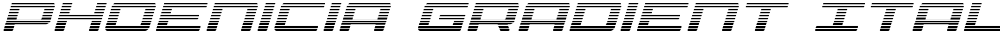 Phoenicia Gradient Italic
