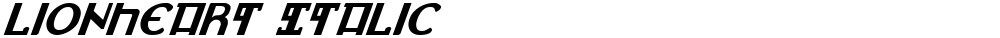 Lionheart Italic