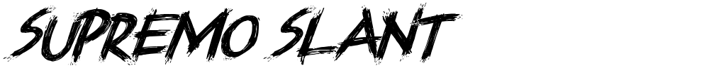 Supremo Slant