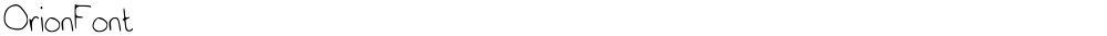 OrionFont